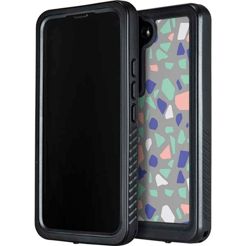 Cement Terrazzo Galaxy S24 Plus Waterproof Case